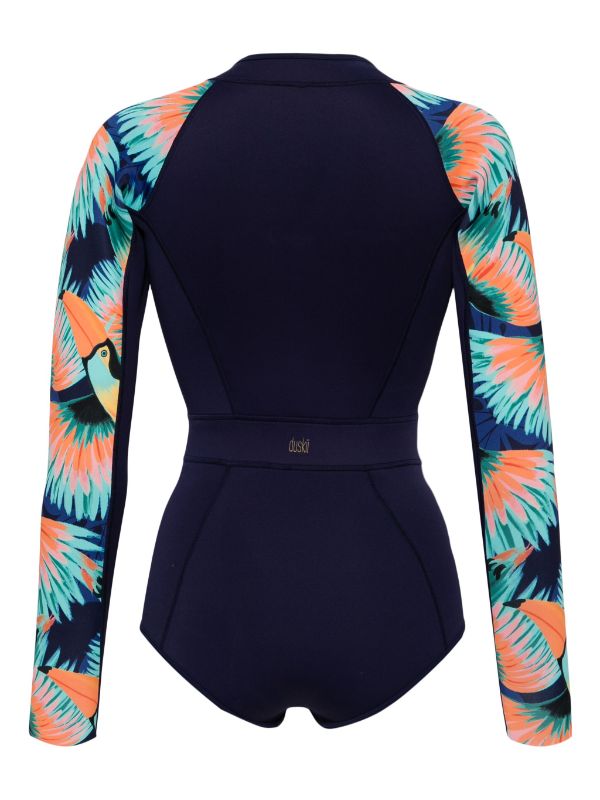 Neoprene Classic Long Sleeve Suit | Tropical | Duskii Active