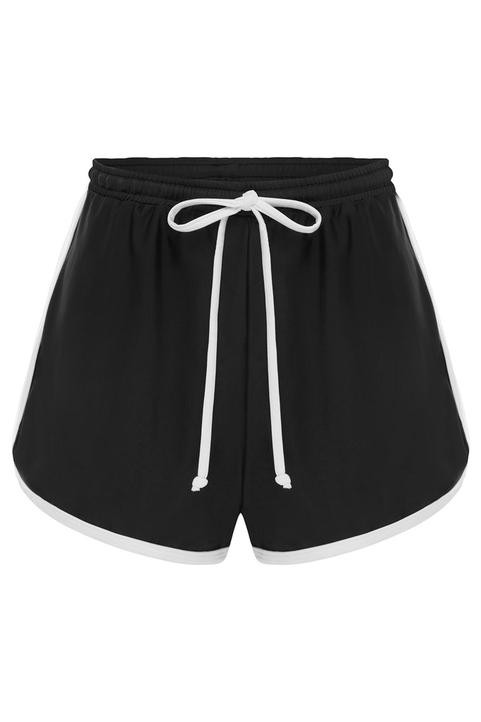 High Waist Surf Short | Black