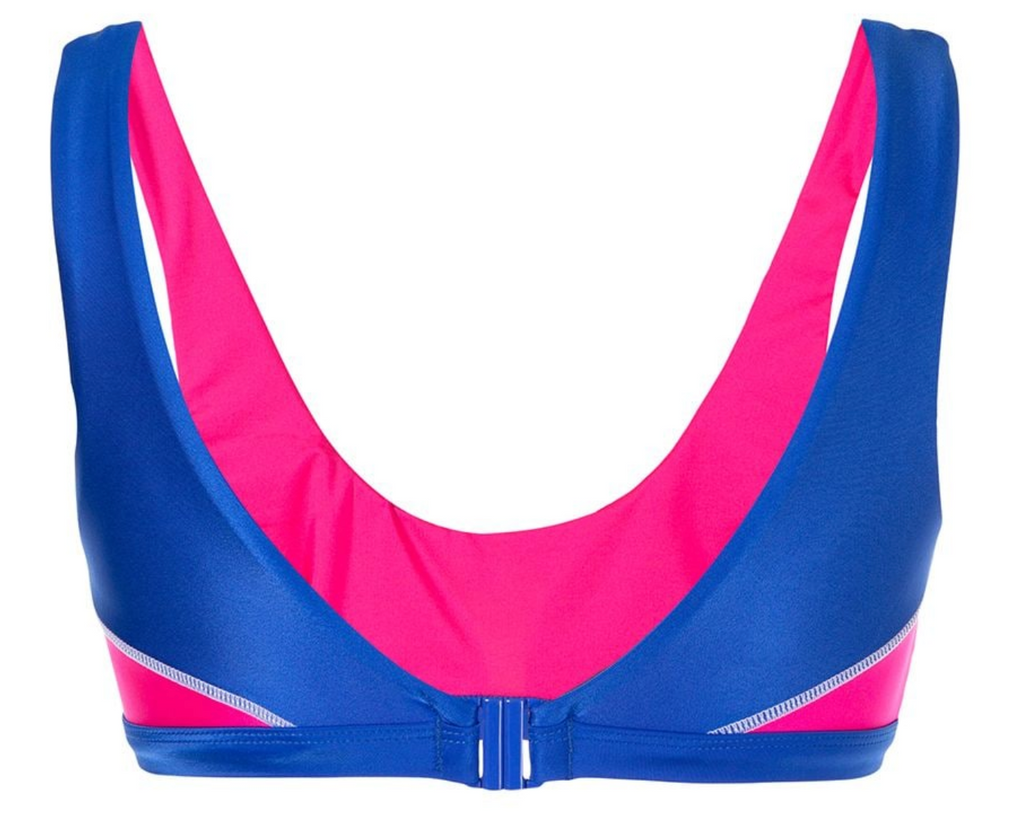 Jackie Square Neck Top, Neon Pink
