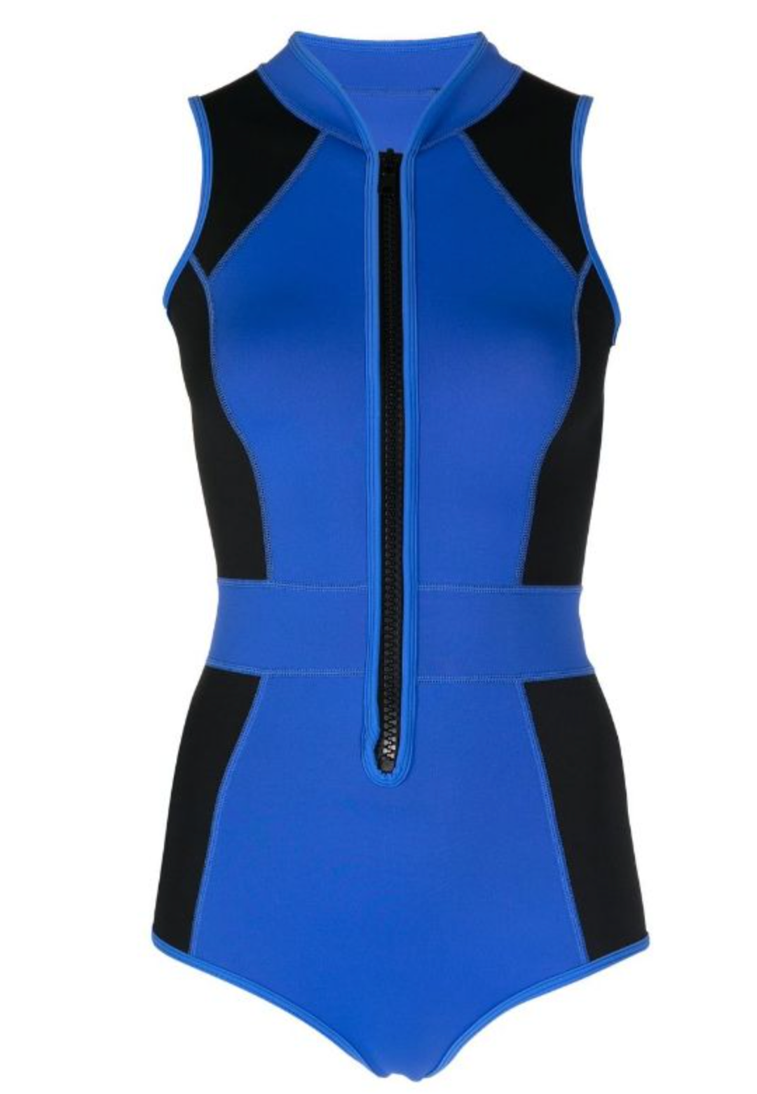 Neoprene Tank Suit | Blue & Black